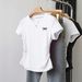 Women's Clothing Women's Slim Fit Round Neck T-Shirt Bow Print Short Sleeved Style Summer Top For Formal & Casual For Women_ecoleips.com