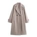 Women's Clothing Autumn And Winter New Temperament Fashion Long Soft Loose Coat_ecoleips.com