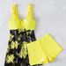 Women's Clothing new fashion sexy tankini long skirt multi color printing ladies split two piece female swimsuit_ecoleips.com