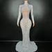 Women's Clothing Niche Designer Mermaid Skirt Elegant Slim Evening Dress Dance Performance Talent Host Singer Performance Clothing_ecoleips.com