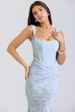 2026 Summer Hot-selling New Sexy Fashion One-word Collar Tube Top, Fish Bone Hip Wrap, Fish Tail Long Dress Women_ecoleips.com