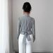 European And American Cross-border 2026 Spring New Patterned Shirt-style Irregular Metal Buckle Strap Top For_ecoleips.com