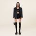 SMFK Rock High Waist Casual Denim Shorts Wilderness Black_ecoleips.com