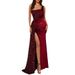 Verve Women's Light High-End Mermaid Tail Elegant Host Off-Shoulder Evening Dress_ecoleips.com