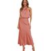 2024 Spring/Summer Hot-Selling New High-End Satin Sleeveless Dress European And American Fashion Elegant Socialite Light_ecoleips.com
