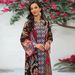 Elegant Ethnic Print V-Neck Long Sleeve Chiffon Maxi Dress – Flowy Boho Style For Women Breathable & Lightweight_ecoleips.com