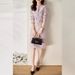 High-end Italian Fabric Tweed Round Neck Warm Two-piece Set For Women With A Youthful Look_ecoleips.com