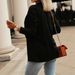 W6906 European American Fashion Women's Clothing Autumn And Winter Casual Solid Color Blazer_ecoleips.com