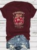Harajuku Strawberry Fields Forever Letter Print Women T Shirt Short Sleeve Crew Neck Summer Casual Top For Women Clothes Shirts_ecoleips.com