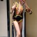 Sexy V-Neck One-Piece Swimsuit With Cover-Up – Tummy Control & Backless Design, High-Waisted Swimwear With Floral Print (S-Xl, 2 Styles)_ecoleips.com
