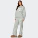 Women’s Clothing New autumn and winter round neck long sleeve loose thick sweater women's clothing fashion casual wide leg pants suit_ecoleips.com