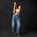 Retro High-Waisted Banana Harem Jeans for Women Loose Slimming Casual Dad Carrot Pants Autumn Style Cross-Border Women's Denim_ecoleips.com