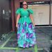 Paisley Print Button-Down A-Line Dress – Stylish Plus-Size Short Sleeve Dress For Women_ecoleips.com