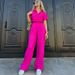 European And American Style Women's Summer Short Sleeve Two-Piece Set Cross-Border Trade, Elegant Casual For Women,_ecoleips.com