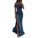 Elegant Black One-Shoulder Long Dress Hostess Style Women's New Fashion Ball Performance Art Exam Annual Meeting Dress_ecoleips.com