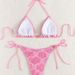 2024 New Cross-Border Sexy Three-Piece Printed European And American Style Strappy Two-Piece Bikini Swimsuit_ecoleips.com