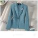 Women's Clothing Green Suit Jacket Spring And Autumn Commuting Waist Professional Wear High End Work Clothes_ecoleips.com