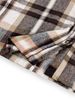 Women's Clothing Plus Size Clothes Plaid Hooded Jacket - Lightweight Cotton Blend, Loose Fit, Casual & Retro Style For Autumn Winter"_ecoleips.com
