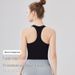 Disan's Same Style Racerback Yoga Vest For Outer Wear, High Elasticity, Moisture-wicking, Shockproof, Sporty, Seamless_ecoleips.com