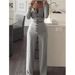 2025 New Short Cardigan Long Sleeve Slim Fit Sexy Elegant Commuter Button Sweater Women's Set_ecoleips.com