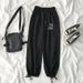 Women's Clothing Gray Sports Pants Female Students Summer Loose Leg Daddy Casual Lantern Straight Pants New Large Size_ecoleips.com