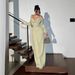 Women's Elegant Sexy Bodycon Dress off Shoulder Halter Neck Tie Long Sleeve Spring Summer Ball Gown_ecoleips.com