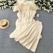 Women’S 3-Piece Set – Sleeveless Vest, Long-Sleeve Knit Cardigan & Midi Skirt, Metal Buttons, Slim Fit (Orange-Red, Rose, Beige, Blue, Brown, Black)_ecoleips.com
