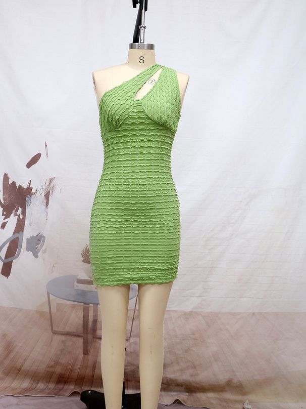 Women’s Clothing New Sexy Oblique Shoulder Slim Hip Skirt Exclusive New Products_ecoleips.com