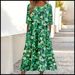 Summer Mid-Waist Women's Casual St. Patrick's Big Swing Dress_ecoleips.com