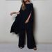 Women's Clothing Autumn Solid Color Round Neck Top Loose Pants Two Piece Suit_ecoleips.com