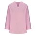 Women's Clothing Cotton And Linen Loose Casual Stand Collar Shirt Long Sleeve Tops_ecoleips.com