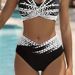 Women's Conservative Bikini Set – High-Waisted Swimwear With Removable Padding (S-Xl) – Quick-Dry & Uv Protection_ecoleips.com