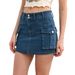 Women's Clothing Autumn New Ins Style Street Solid Color Low Waist Slim Hip Skirt_ecoleips.com