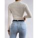 Wholesale Of Long-Sleeved Checkered Round Women's T-Shirts And Pleated Tops For Autumn And Winter Fashion, Slimming And_ecoleips.com