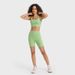 New Spring/Summer Crossback Yoga Bra, Brushed Feel, Shockproof, Supportive, And Push Up Sports Bra For Women_ecoleips.com