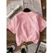Pure Cotton Summer New Cute Strawberry Pattern Printed Casual Short-sleeved T-shirt For Women_ecoleips.com