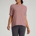 Women's Clothing Yoga Clothes Loose Breathable Sports Short Sleeved T Shirt Cover Up Running Fitness Tops_ecoleips.com