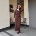 Women's Long Sleeve Zipper Cardigan Bodycon Skirt Autumn New Style European American Cross Border Waist Cinching Knit Pant Sets_ecoleips.com