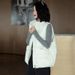 Women's Lightweight Down Vest For Autumn Winter - Warm Duck Feather Puffer Gilet With Stand Collar, Zipper Closure & Pockets_ecoleips.com