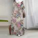 Elegant Flowy Maxi Dress With Ethnic Print - Comfortable Loose Fit Long Sleeve Tunic For Women Versatile Style For Any Occasion_ecoleips.com
