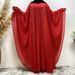 Women's Chiffon Rhinestone Batwing Sleeve Muslim Robe 6369_ecoleips.com