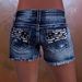 K Printed Multi Breasted High Waisted Comfortable Slim Fit Fashionable Straight Leg Casual Jeans_ecoleips.com