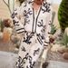 Women’s Clothing Fashion Personality Printing Long Sleeved Color Matching Holiday Leisure Loose Suit_ecoleips.com