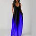 European And American Cross-Border Spring Summer New One-Piece Mid-Waist Long Strap Style Elegant Pocket Printed Dress_ecoleips.com