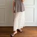 Talenza Summer Polka Dot Maxi Skirts Fashion Casual Contrast Loose Lace Skirts New High-Waisted Vintage Party Vacation Women's_ecoleips.com