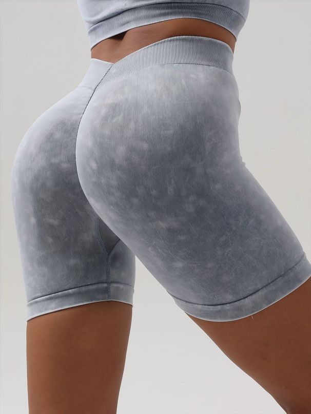 New Arrival High Waist Washed Hip Lift Fitness Pants Breathable Women's Sports Abdomen Cycling Sports Yoga Pants Frosted Leggings_ecoleips.com