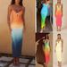 Women's Clothing Spring And Summer New Sling Sequin Printing Dress_ecoleips.com