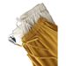 Suitable For All Seasons Natural Authentic Breathable Linen Artistic Solid Color Elastic Waist Straight Pants For Women_ecoleips.com