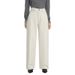 SELINE White Straight-Leg Jean For Women 2025 Autumn Winter Pure Non-Stretch Fabric High-End Looe High-Wait Long_ecoleips.com