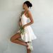 Cross-Border Pure Cotton European And American 2025 Summer Sleeveless Sexy Slim Backless Hot Girl Strap Dress_ecoleips.com